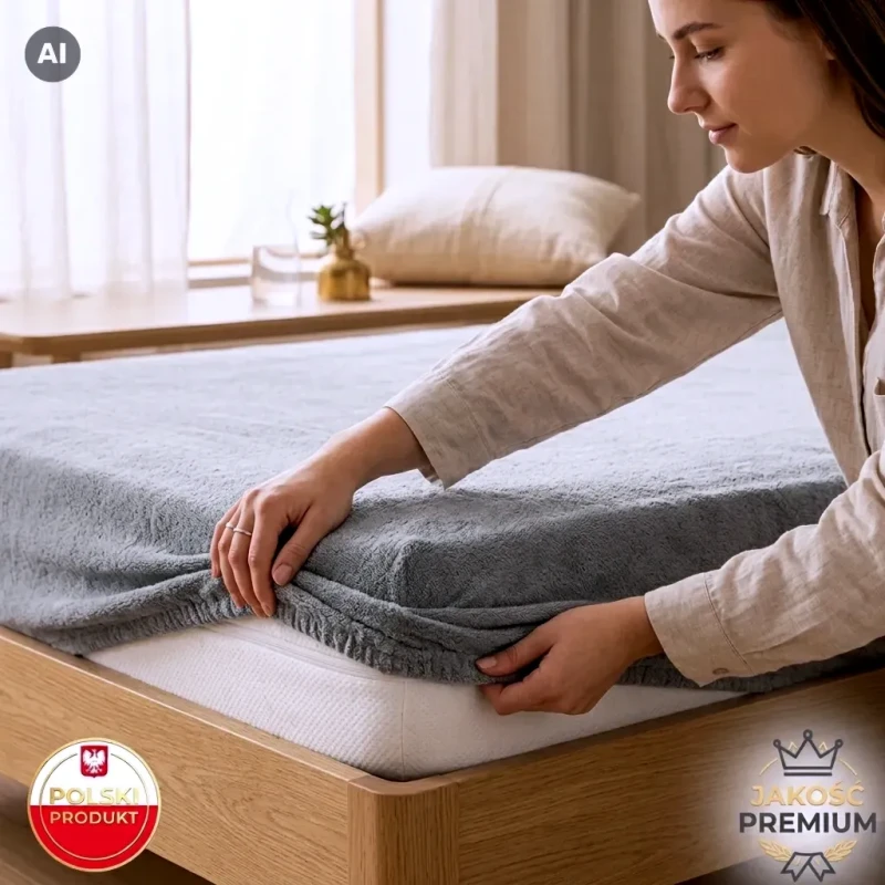 przescieradla z gumka frotte w kolorze szarym.webp